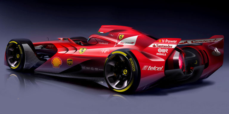 Si por Ferrari es, Así Luciría su Mákina F1 - MAKINAS (2)