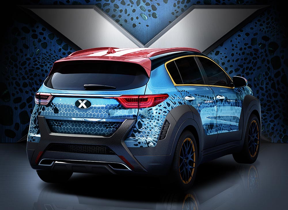 2. El Mutante Kia X-Car se Transforma Junto a los X-Men - MAKINAS